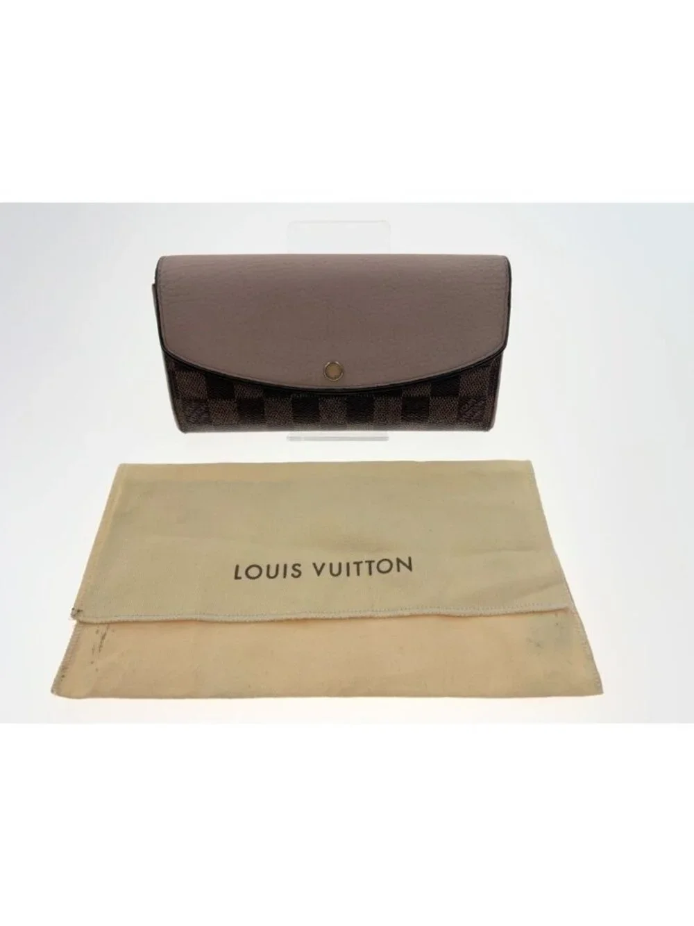 Louis Vuitton Damier Portefeuille Normandy Bifold Wallet Brown